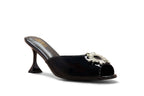 Charuse Statement black 2-inch slingback heel in extended women's sizes US 10–13 (EU 42–46).